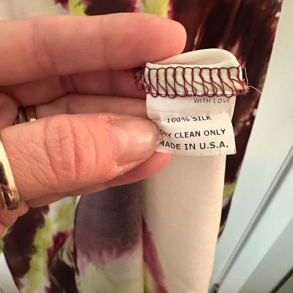Alexis Silk Tie Dye Dress • Size M - Picture 5 of 6